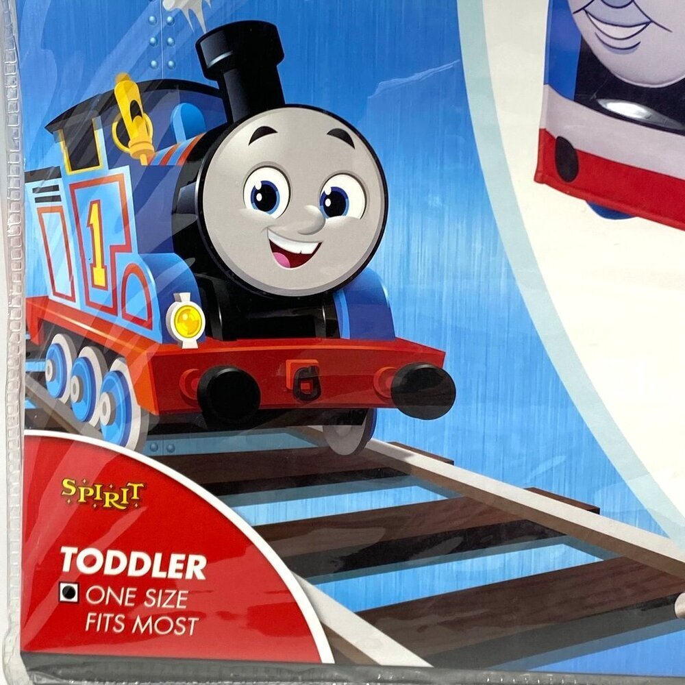 Spirit Halloween Thomas & Friends Toddler Ride-Along Thomas Train Costume OS - Picture 6 of 7
